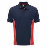 Orn Silverswift two-tone polo shirt 2XL-8XL big mens clothing front view