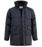 D555 Wolverhampton Quilted Jacket - Proper Fitting Hooded Padded Coat for Big Men