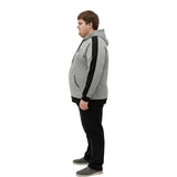 D555 Ronnie Full Zip Hoodie - Designed for Bigger Men (3XL-6XL)