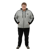 D555 Ronnie Full Zip Hoodie - Designed for Bigger Men (3XL-6XL)