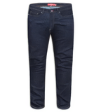 D555 Cedric Indigo Tapered Jeans - Stretch Denim King Size