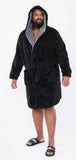 D555 Newquay Luxury Soft Hooded Dressing Gown - Big Sizes 6XL to 8XL