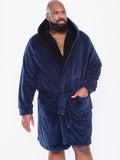 D555 Newquay Luxury Soft Hooded Dressing Gown - Big Sizes 6XL to 8XL