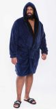 D555 Newquay Luxury Soft Hooded Dressing Gown - Big Sizes 6XL to 8XL