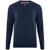 Kam V-Neck Long Sleeve Knit Jumper - 3 Colours Available - Big Guys Menswear