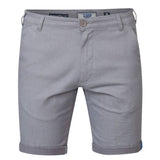 D555 Micro Stretch Cotton Chino Shorts - Cross Print Pattern (42"-56" Waist)