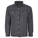 Kam Sherpa Lined Warm Checked Shirt PRE- ORDER