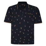 Espionage Stag Print Polo