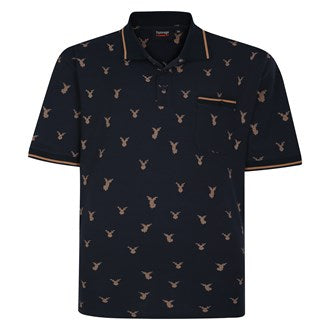Espionage Stag Print Polo