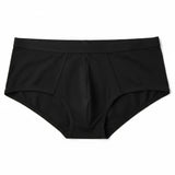Black underwear on a white background