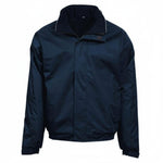 Big men's Orn Fulmar waterproof bomber jacket in navy, sizes 2XL to 5XL, professional outerwear with proper fit guarantee