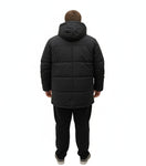 D555 Wolverhampton Quilted Jacket - Proper Fitting Hooded Padded Coat for Big Men