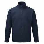 Big man wearing Orn Albatross fleece jacket, showing proper fit and comfort in plus size