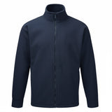 Big man wearing Orn Albatross fleece jacket, showing proper fit and comfort in plus size