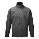 Big men's Orn Albatross classic fleece jacket in charcoal grey, sizes 2XL to 5XL, premium microfleece material