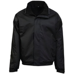 Orn Fulmar waterproof bomber jacket in black - big men's sizes 2XL-5XL with weather protection