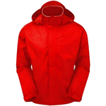 Orn Fulmar waterproof bomber jacket in red - big men's sizes 2XL-5XL with weather protection