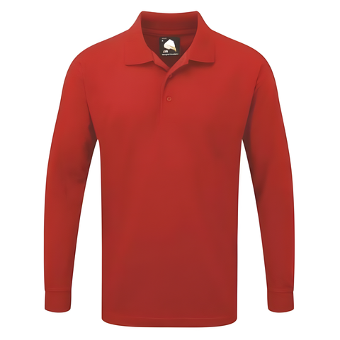 Orn Weaver Premium Long Sleeve Polo Shirt - Big Men's Sizes 2XL-8XL