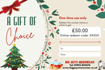 Gift Vouchers - Big Guys Menswear