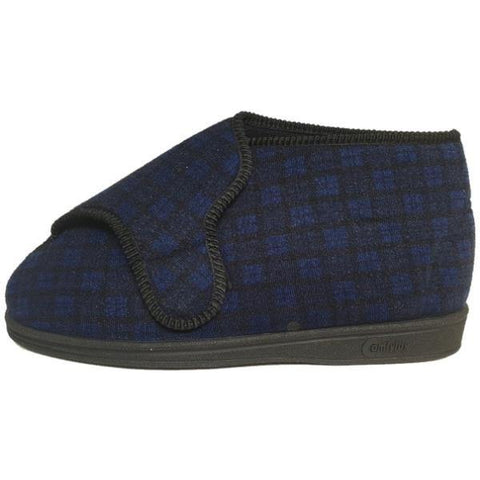 Comfylux Gerry Wide Fit Washable Bootee Slippers - Big Guys Menswear