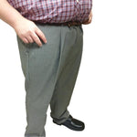 Jovan Flat Front Suit Trouser - Big Guys Menswear
