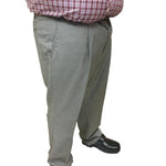 Jovan Flat Front Suit Trouser - Big Guys Menswear