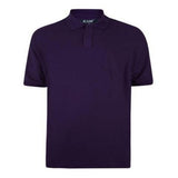 Kam Plain Polo Shirt ~ 3 Colours - sizes 3XL, 4XL & 6XL - Big Guys Menswear