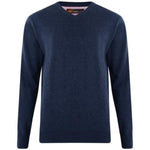 Kam V-Neck Long Sleeve Knit Jumper - 3 Colours Available - Big Guys Menswear