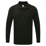 Men's Orn Weaver Premium Long Sleeve Poloshirt - Variety of Colours - Big Guys Menswear