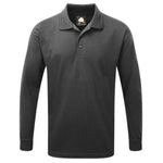 Men's Orn Weaver Premium Long Sleeve Poloshirt - Variety of Colours - Big Guys Menswear