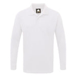 Men's Orn Weaver Premium Long Sleeve Poloshirt - Variety of Colours - Big Guys Menswear