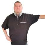 Perfect Fashion Collection Checked Polo Top - Big Guys Menswear