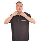 Perfect Fashion Collection Checked Polo Top - Big Guys Menswear