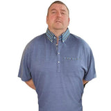 Perfect Fashion Collection Checked Polo Top - Big Guys Menswear