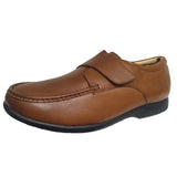 Roamers Extra Wide Fitting Tan Soft Leather Shoes - Big Guys Menswear