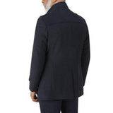 Skopes Holland 3/4 Length Tweed Overcoat - 2XL~4XL - Big Guys Menswear
