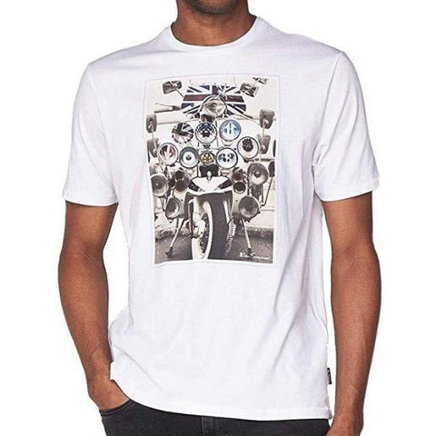 Ben Sherman Headlamp Badges T-Shirt - Big Guys Menswear