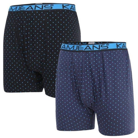 Kam Diamond Boxer Briefs ~ Pack of 2 & Bulk Buy - Big Guys Menswear